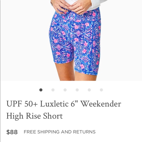 Lilly Pulitzer Taking it Easy weekender high rise shorts - Picture 2 of 5
